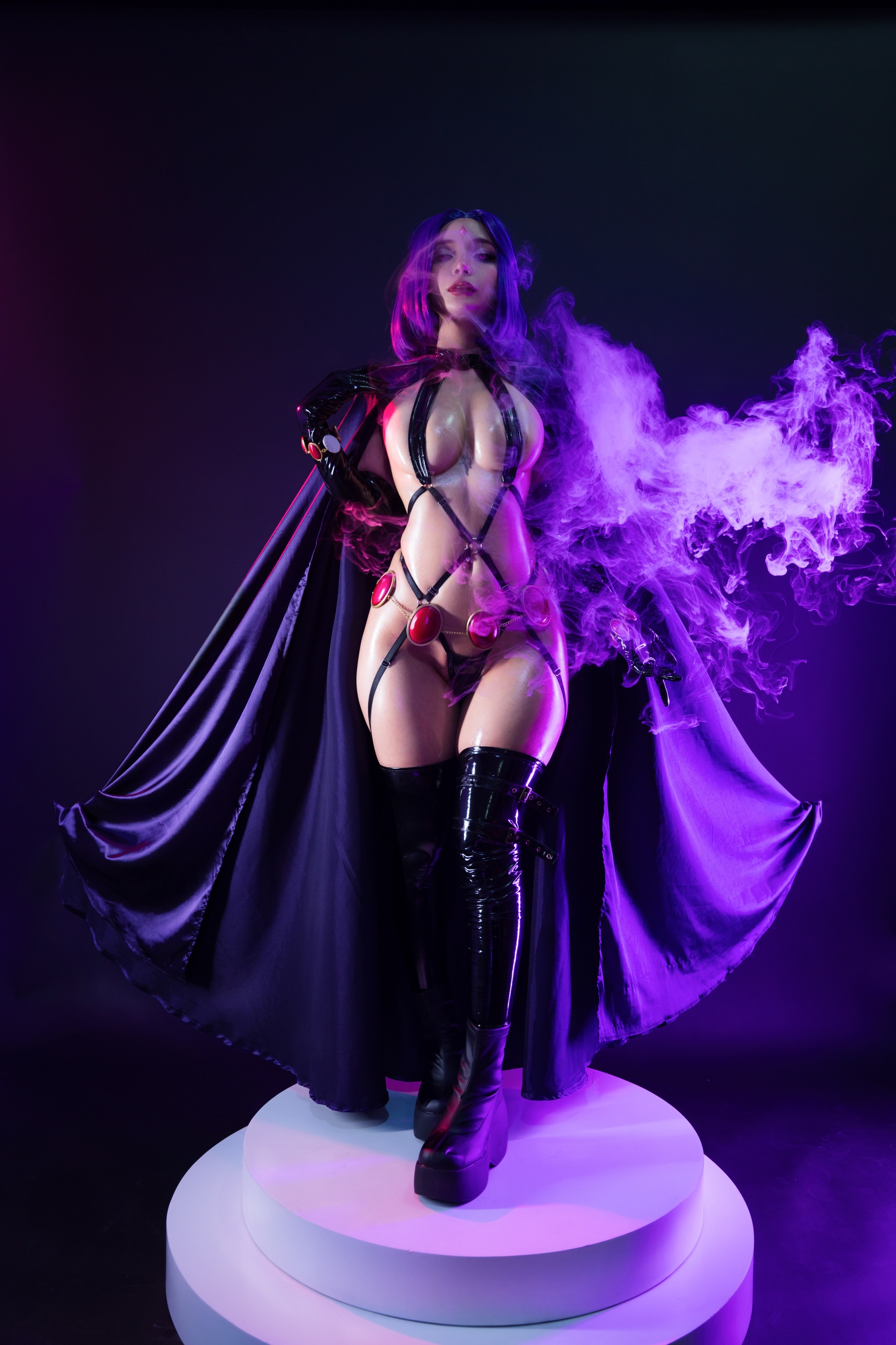 Umeko J - NO.062 Raven Latex Lingerie[109P]-XikXak